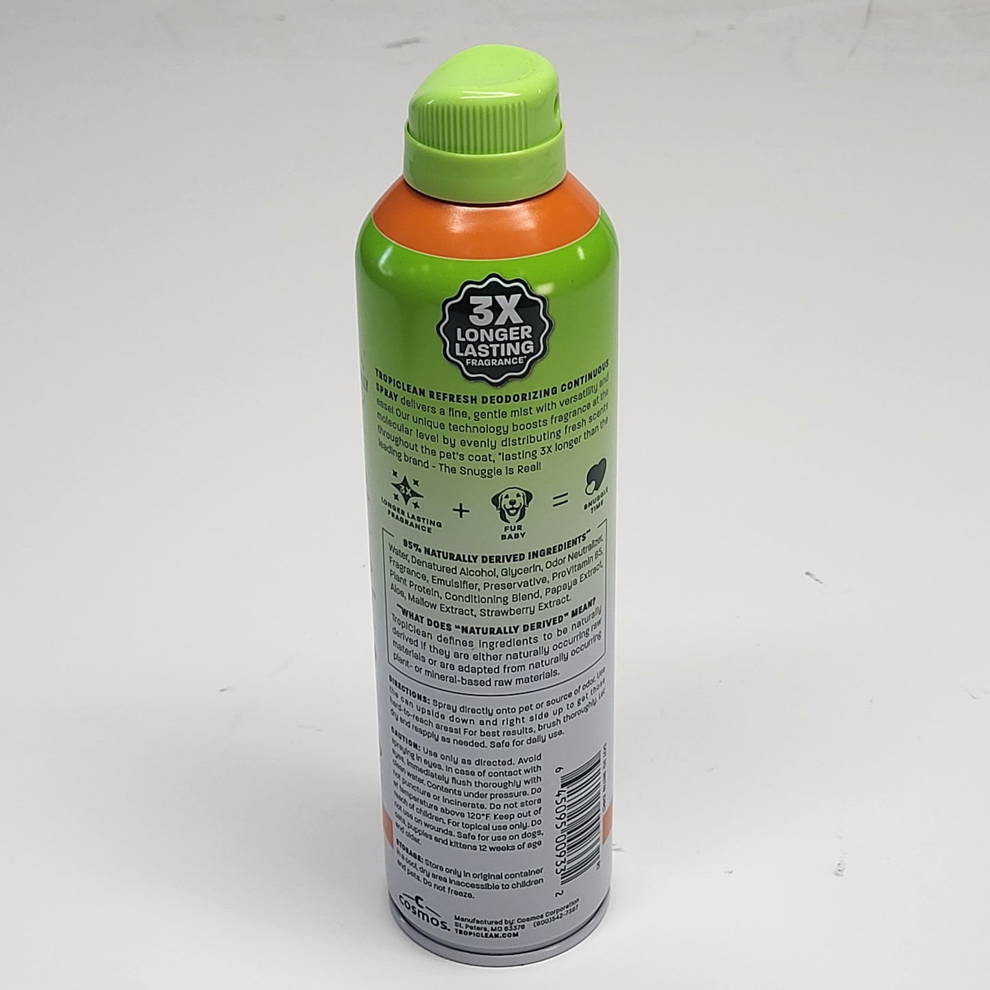 TROPICLEAN (6 PACK) Refresh Deodorizing Spray Papaya + Coconut 10 oz