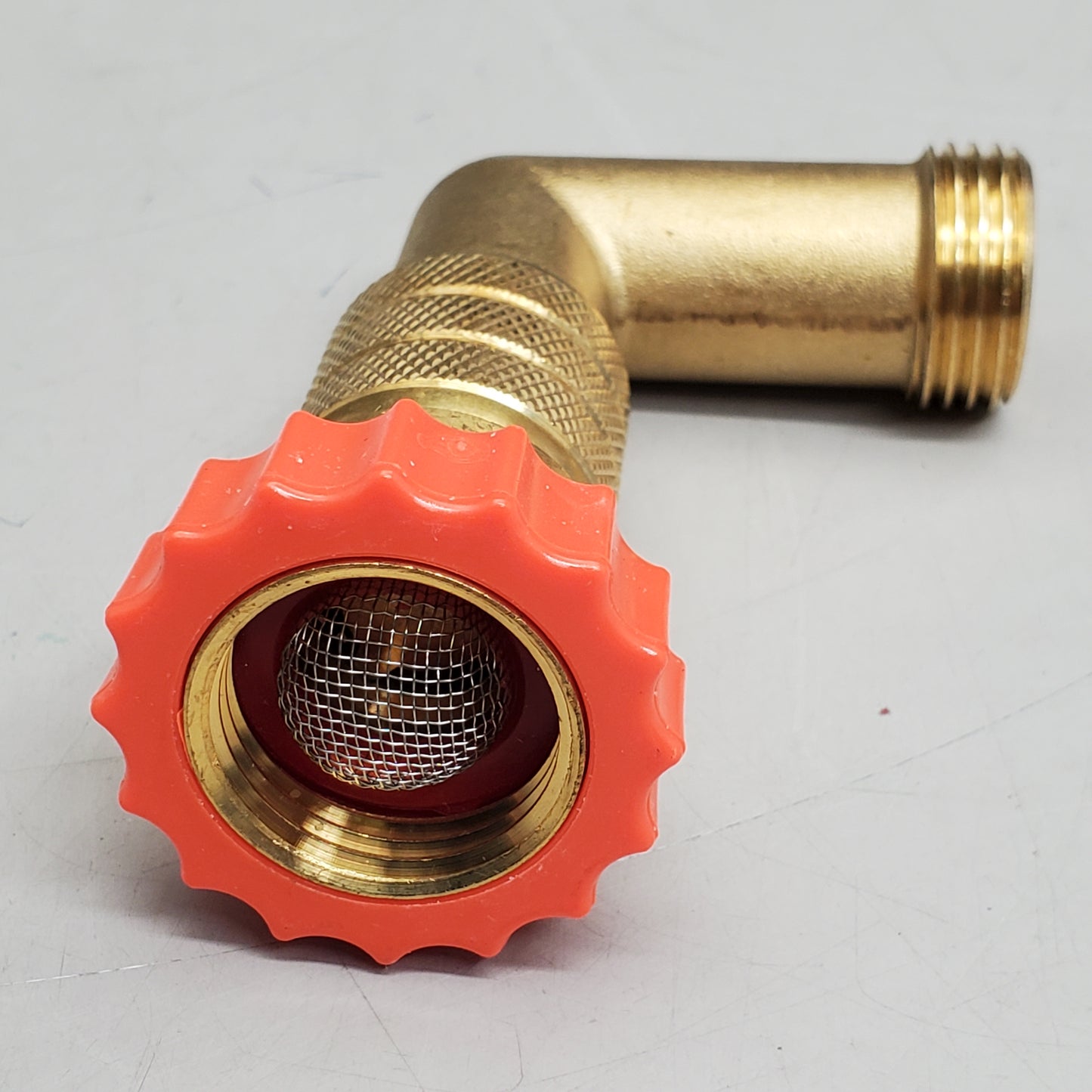 VALTERRA Hi-flow RV Shower Water Regulator 90° Elbow 3/4" FPT & MPT A01-2222