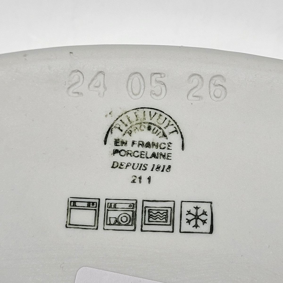 PILLIVYUT Deep Oval Baker Medium Porcelain Kitchenware 10.25"x7"x2" 240526BL