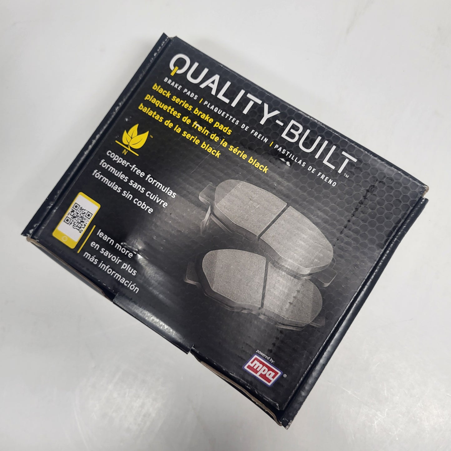 QUALITY-BUILT Ceramic Disc Brake Pad Set Black Rear 1003-1086C