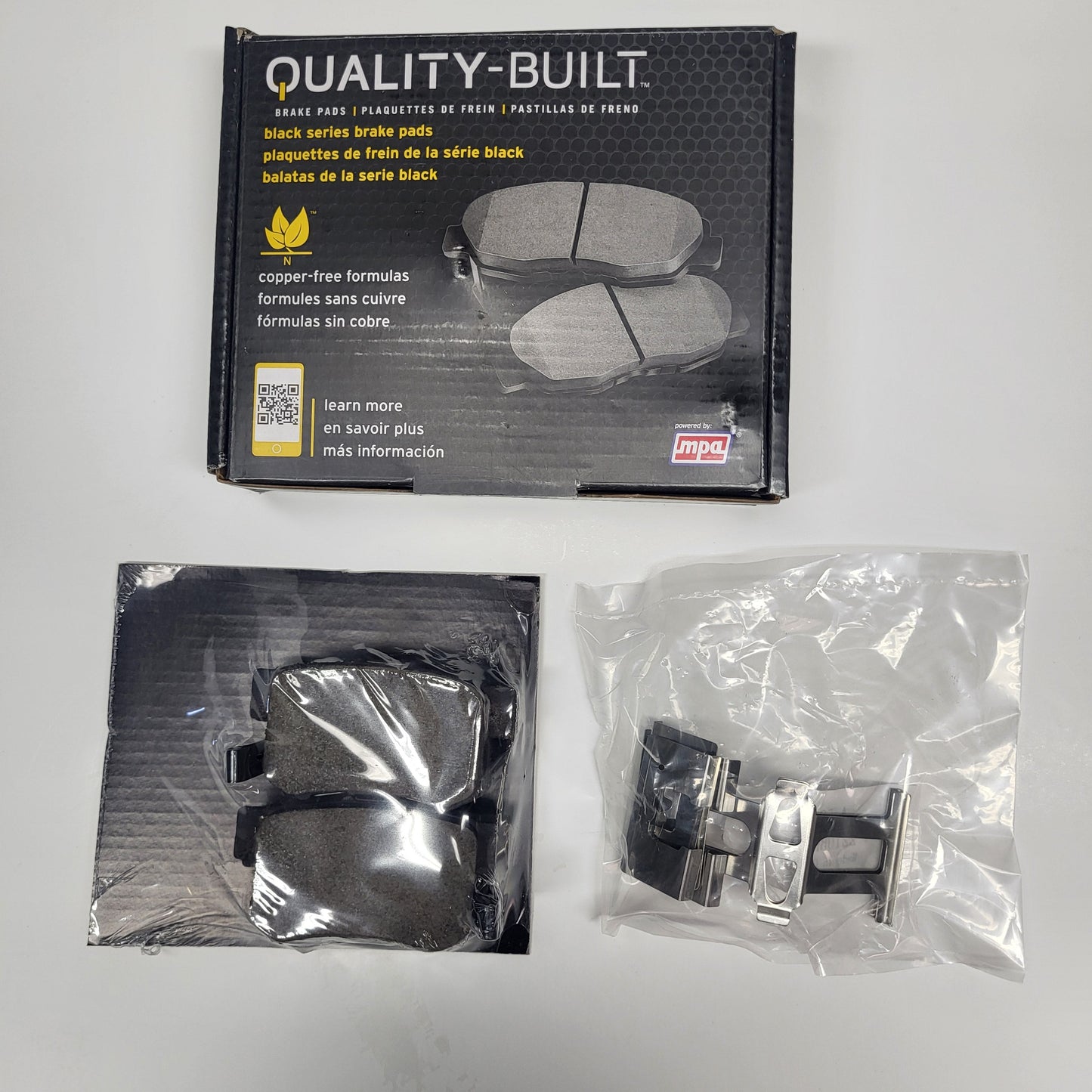 QUALITY-BUILT Ceramic Disc Brake Pad Set Black Rear 1003-0536C