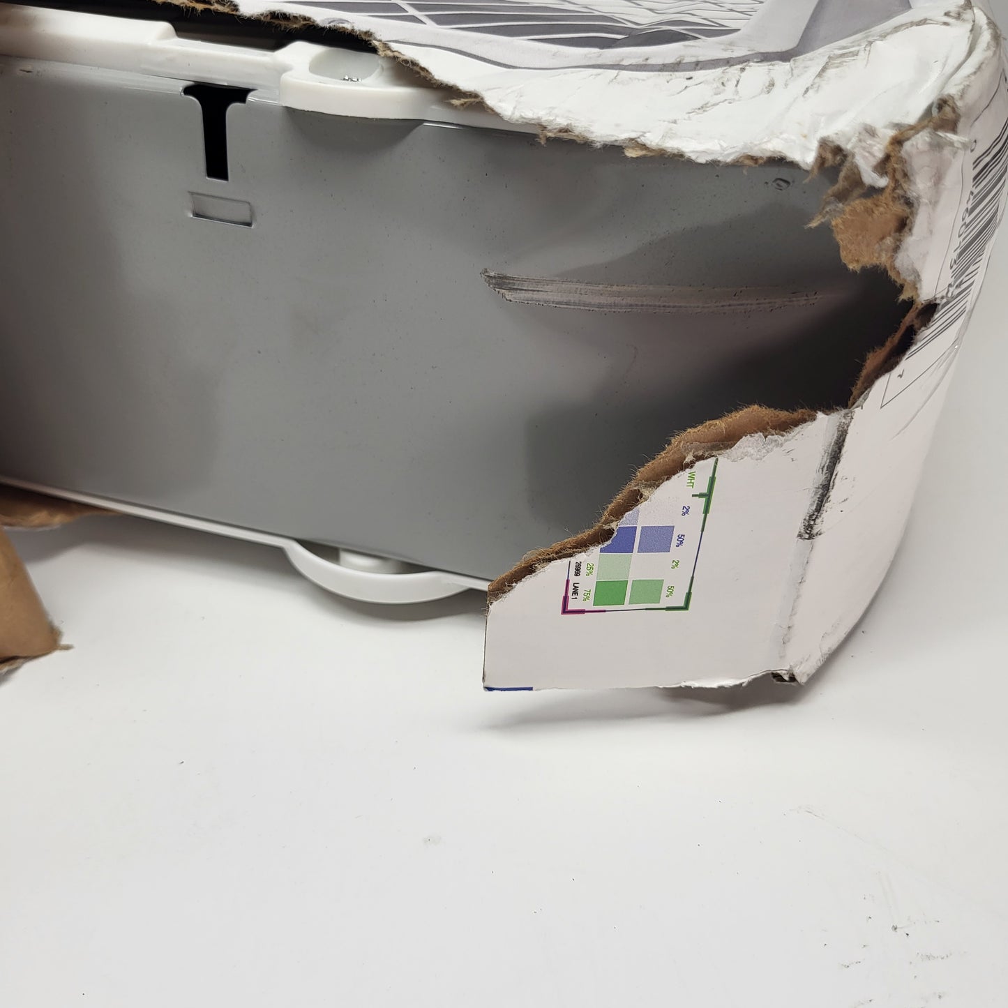 ZA@ LASKO Weather Shield Box Fan High Performance 20" Blade White (As-Is)