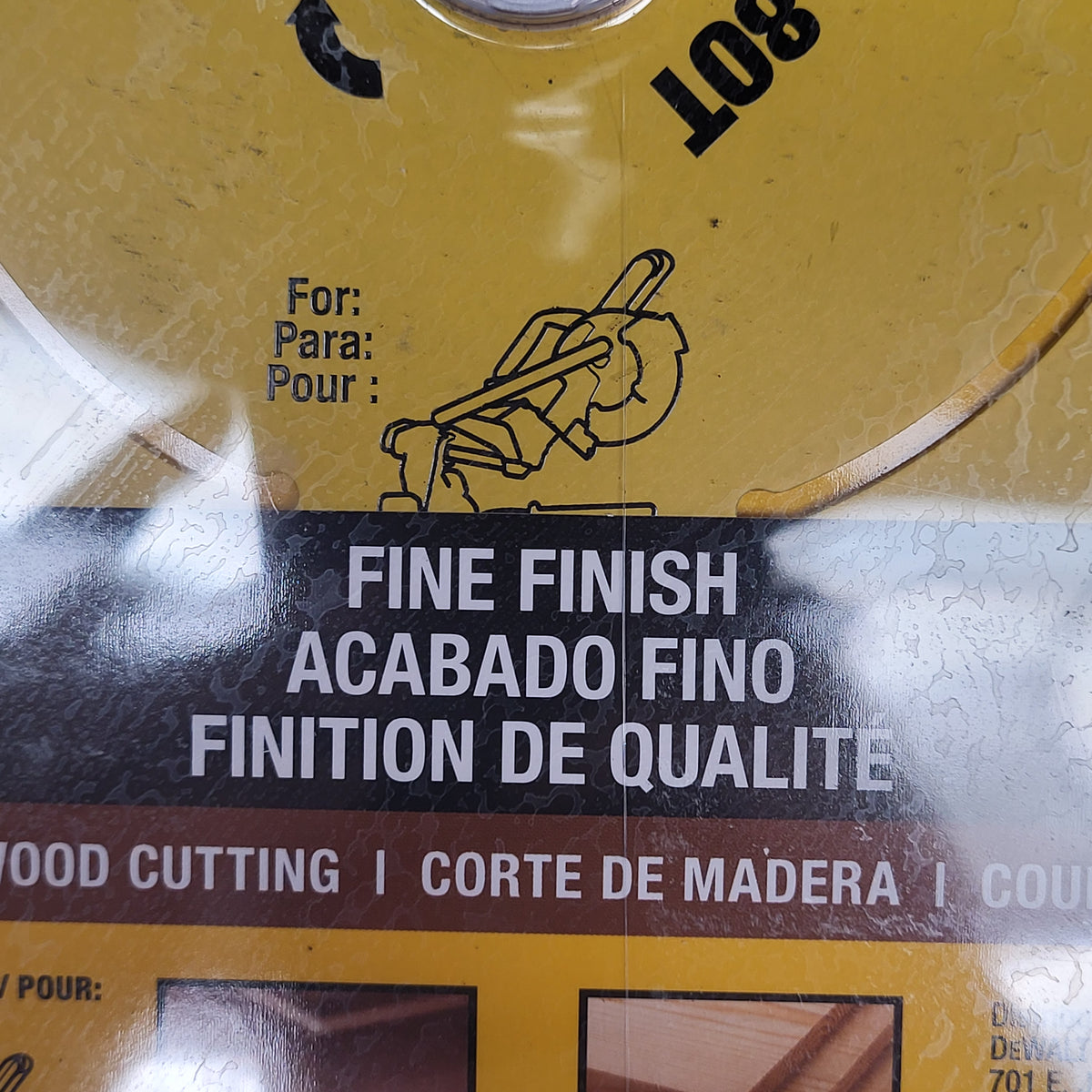 DEWALT (3 PACK) Circular Saw Blade Fine Finish Wood Cutting 80t 12"  DWA11280