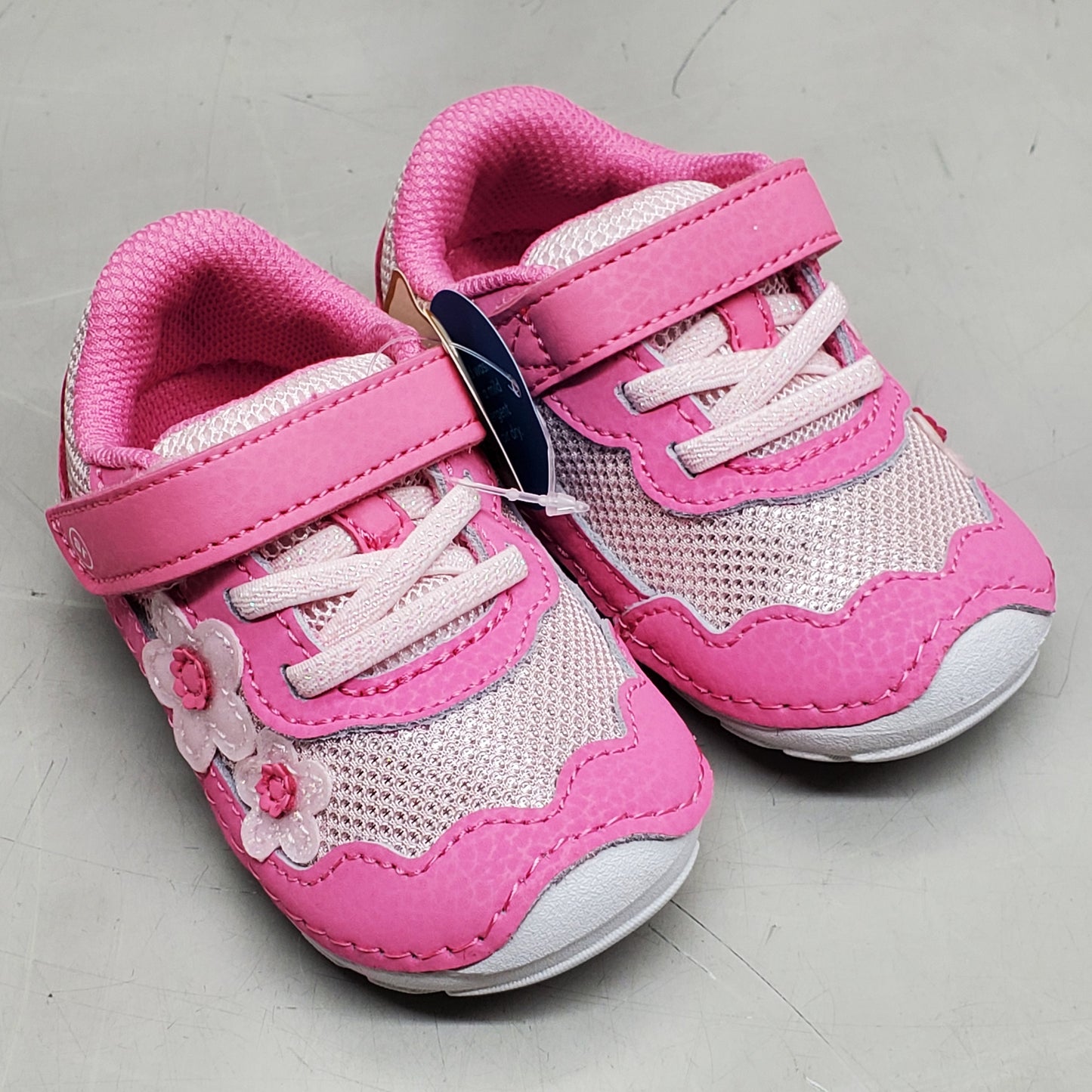 STRIDE RITE SM Rosa Sneaker Shoes Toddler SZ 5W Blush BG041102