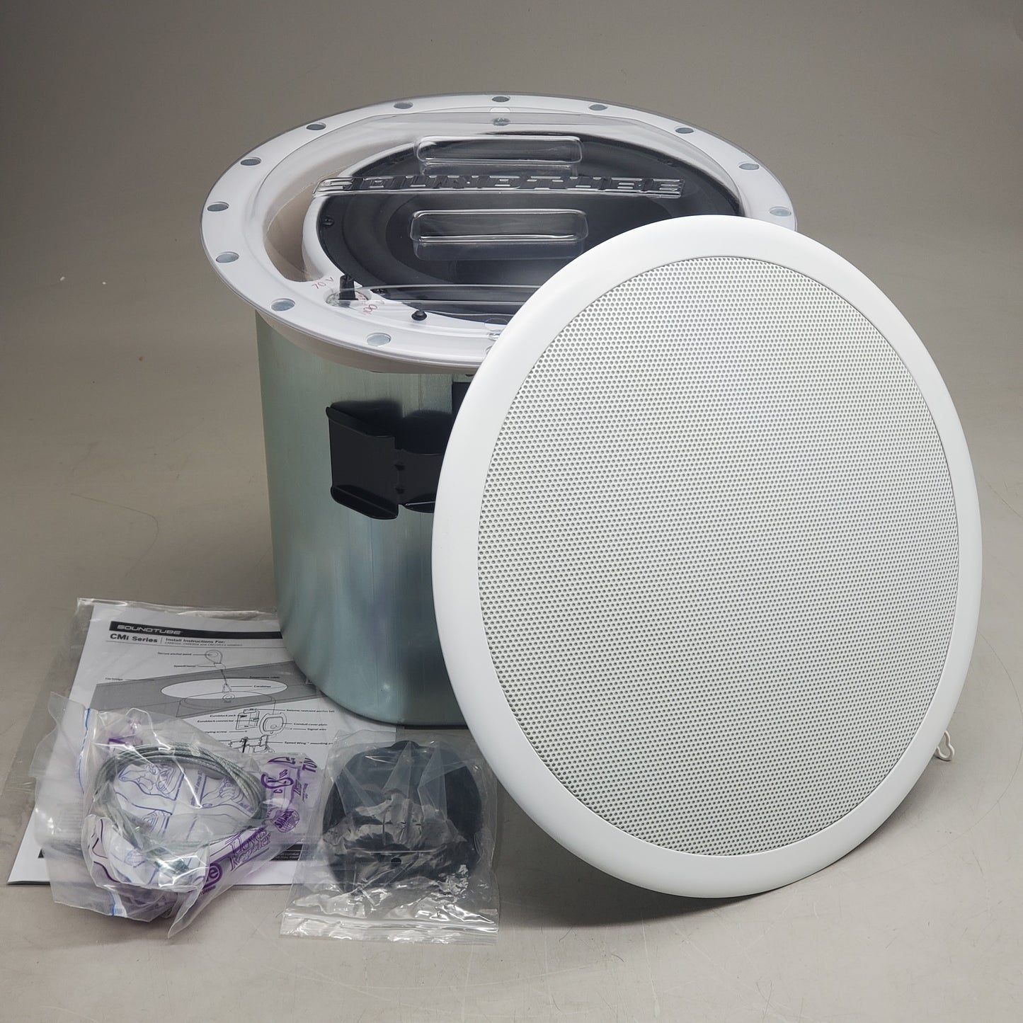 SOUNDTUBE In Ceiling Subwoofer Speaker Deep Can CM1001d-T-WH 10" White ST500080