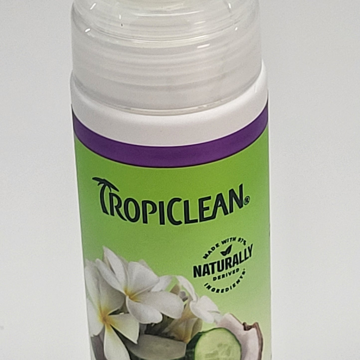 TROPICLEAN (3 PACK) No Rinse Dander Reducing Cat Shampoo Coconut Water 7.4 oz