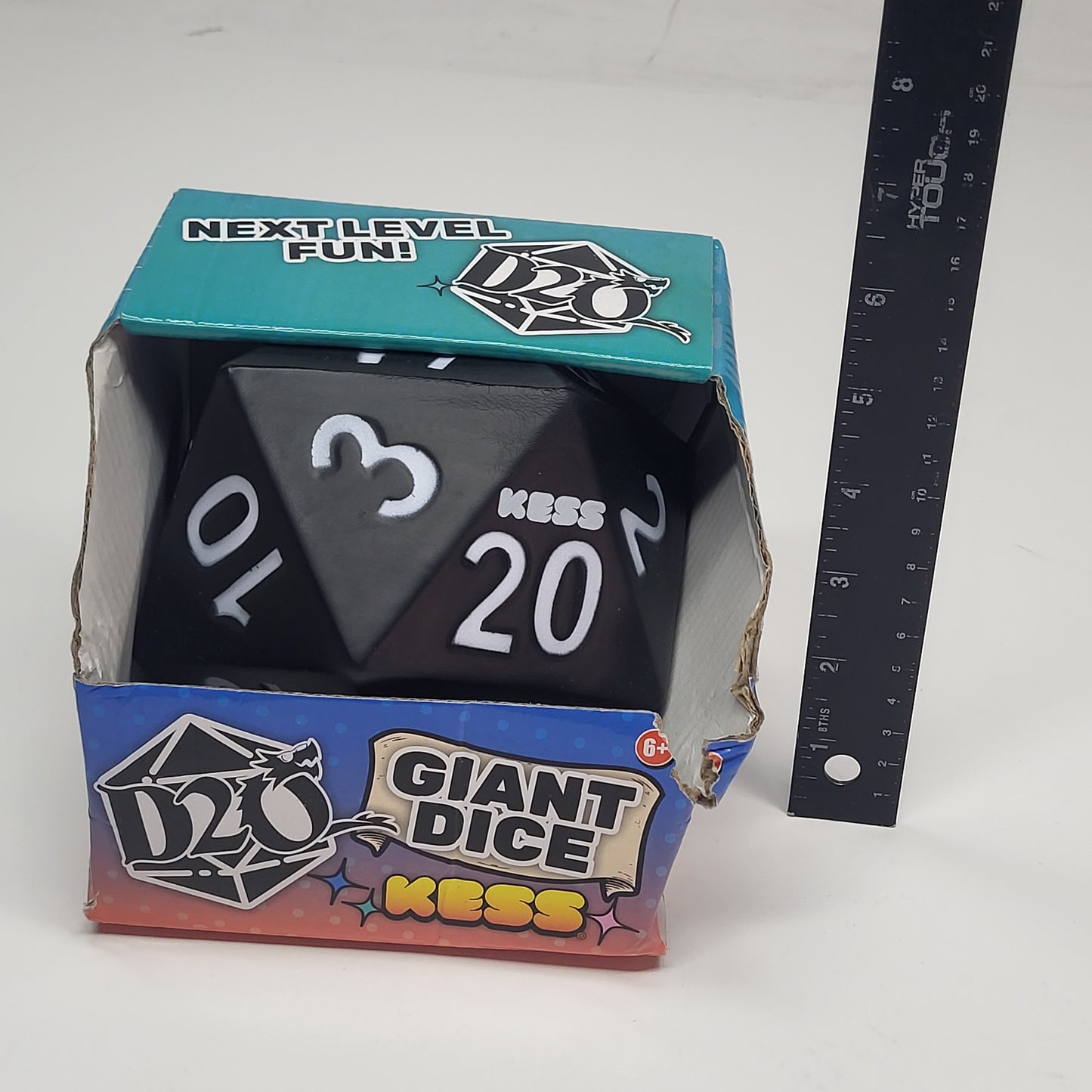ZA@ KESS Giant D20 Foam Dungeons & Dragons Dice 5.5" Varies In Color (AS IS)