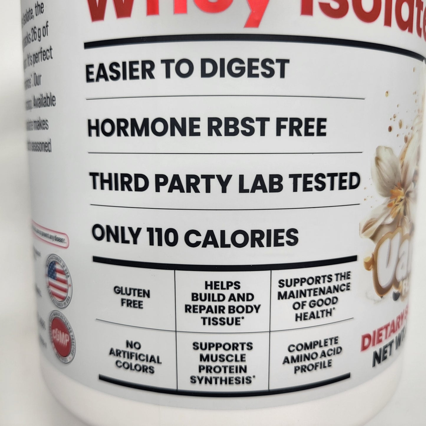 BASIC Basic Whey Isolate Zero-fat High-quality Protein Vanilla 2lbs BB 05/28