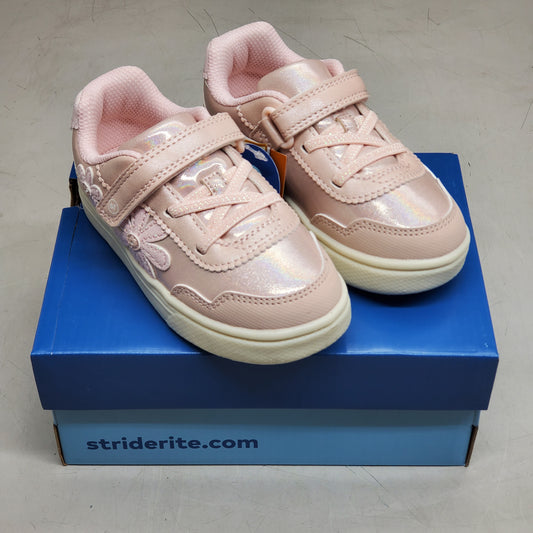 STRIDE RITE SR Lighted Bloom Sneaker Shoes Toddler SZ 10M Blush BG044102