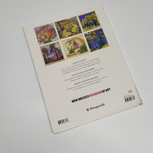 ZA@ POMEGRANATE Gustave Bauman Coloring Book Soft Cover 22 Images