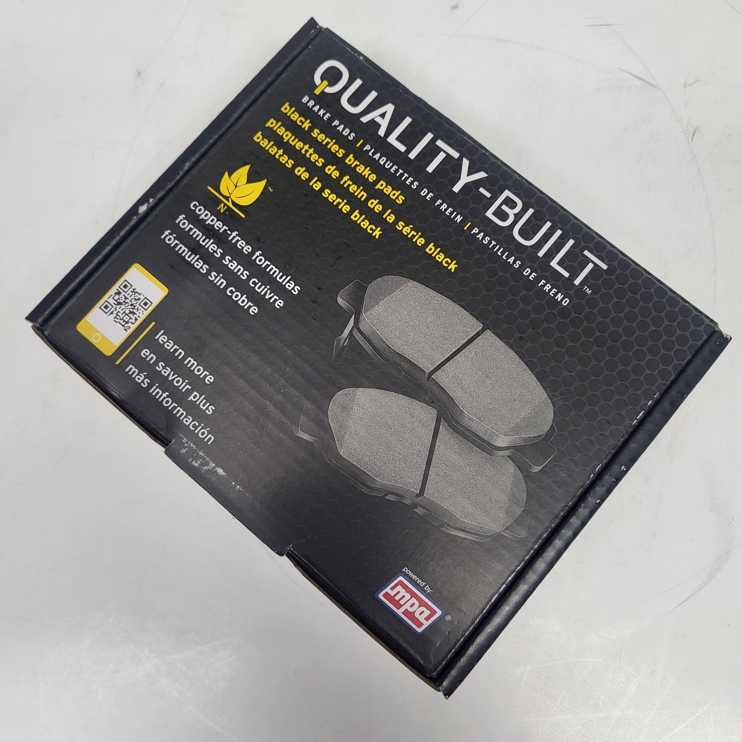 QUALITY-BUILT Semi-Metallic Disc Brake Pad Set Black Rear 1003-1114M