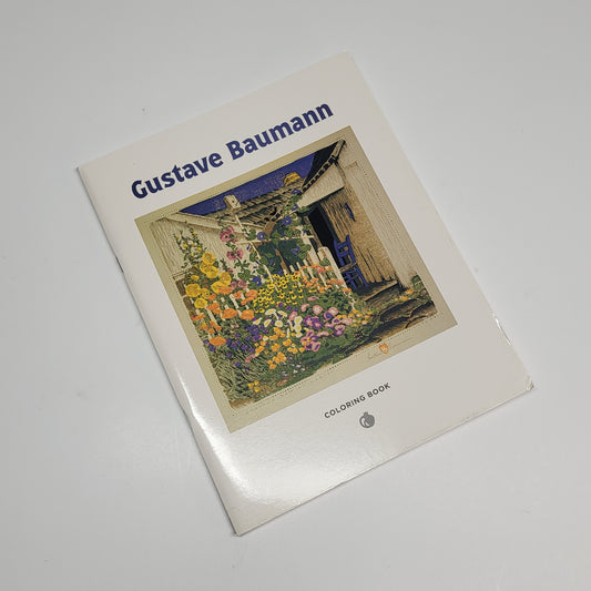 ZA@ POMEGRANATE Gustave Bauman Coloring Book Soft Cover 22 Images