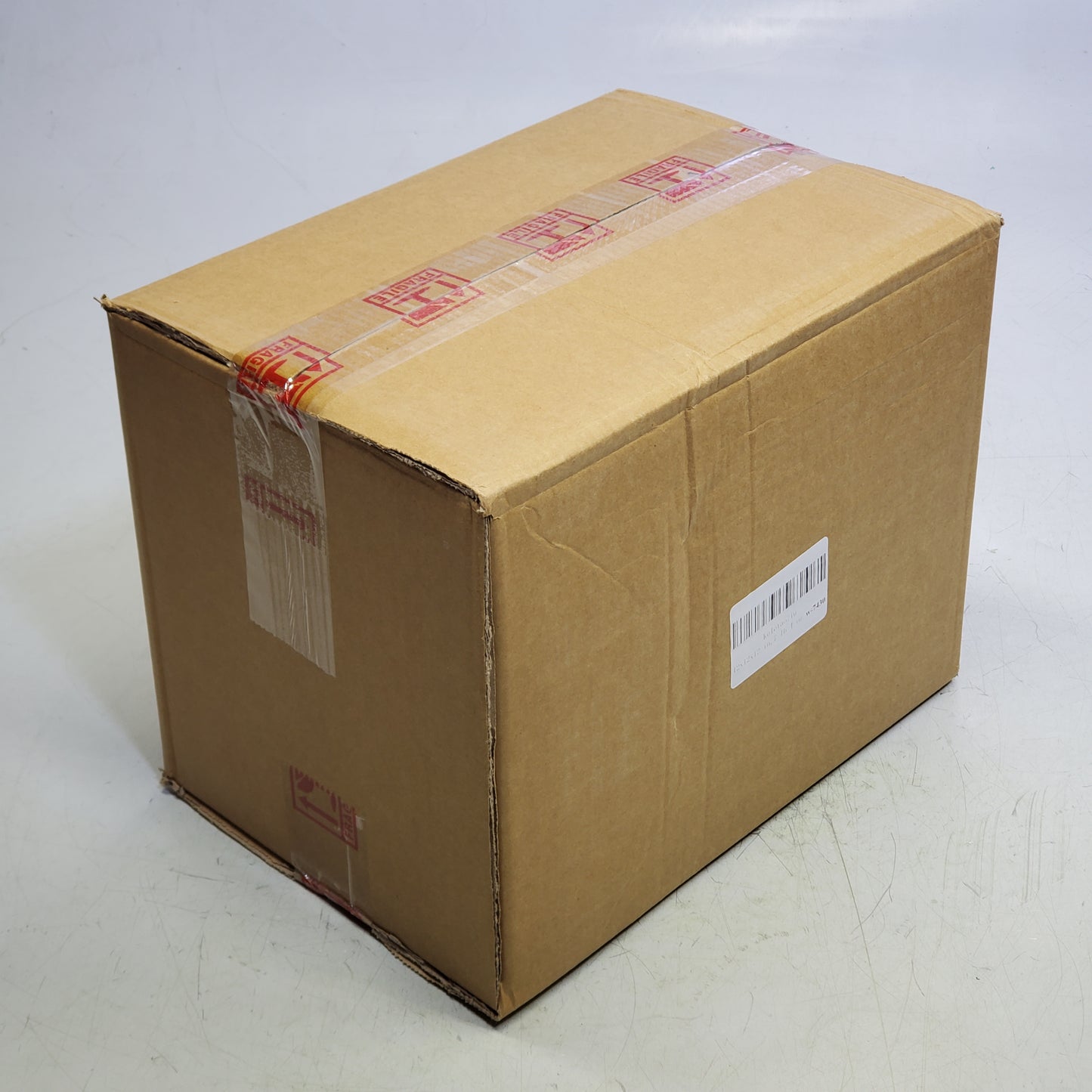 ZA@ GPED (6 Pack) Glass Cups With Bamboo Lids And Glass Straw Set 6.25" Clear KELETAOLIU A