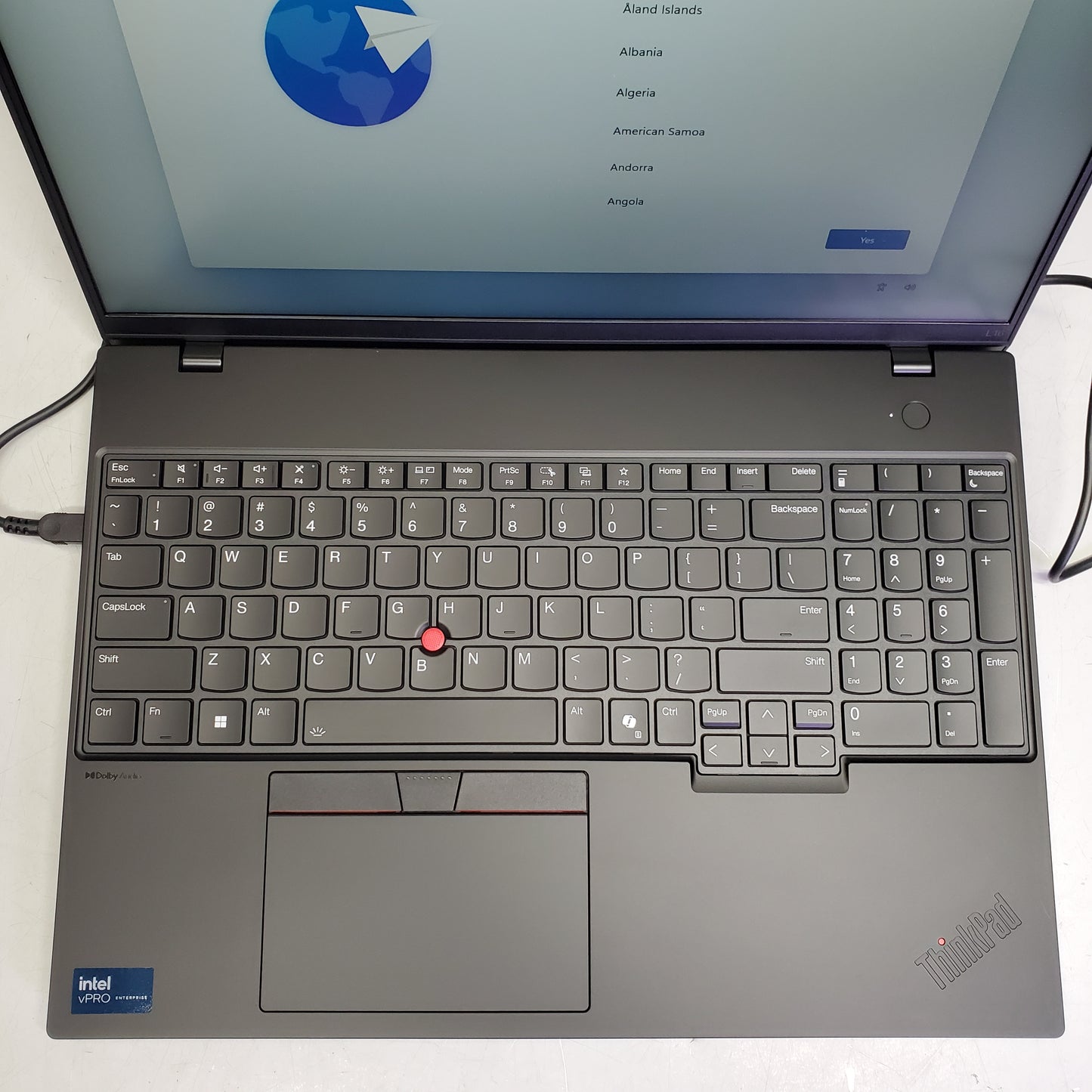 LENOVO ThinkPad L16 Gen 1 Ultra 5 135U 1.6GHz 16GB RAM 16" 256GB SSD Black Intel VPro Enterprise 21L4S9A300