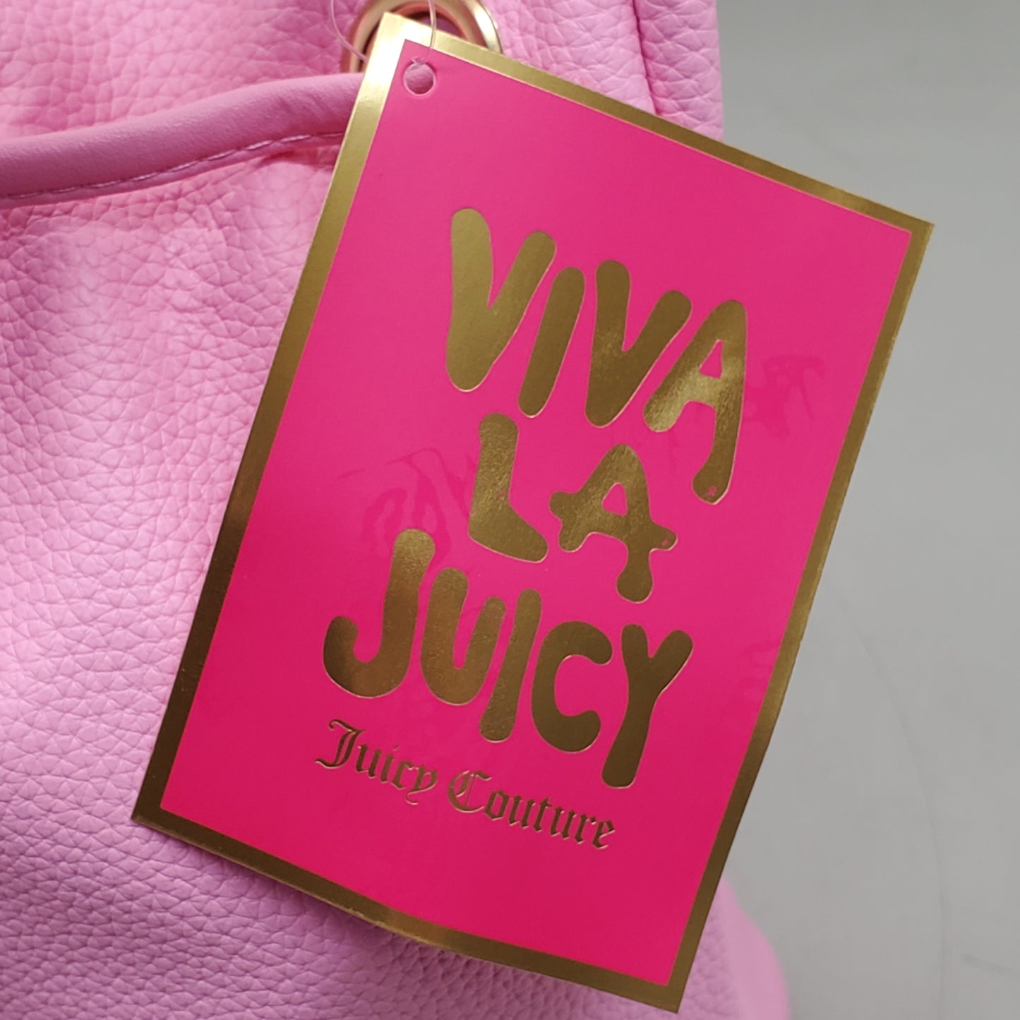 ZA@ JUICY COUTUR Large Tote Bag Pvc 12"x12" Pink A0134950 G
