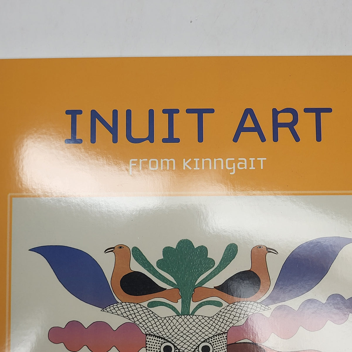 ZA@ POMEGRANATE Intuit Art From Kinngait Coloring Book Soft Cover Book Yellow