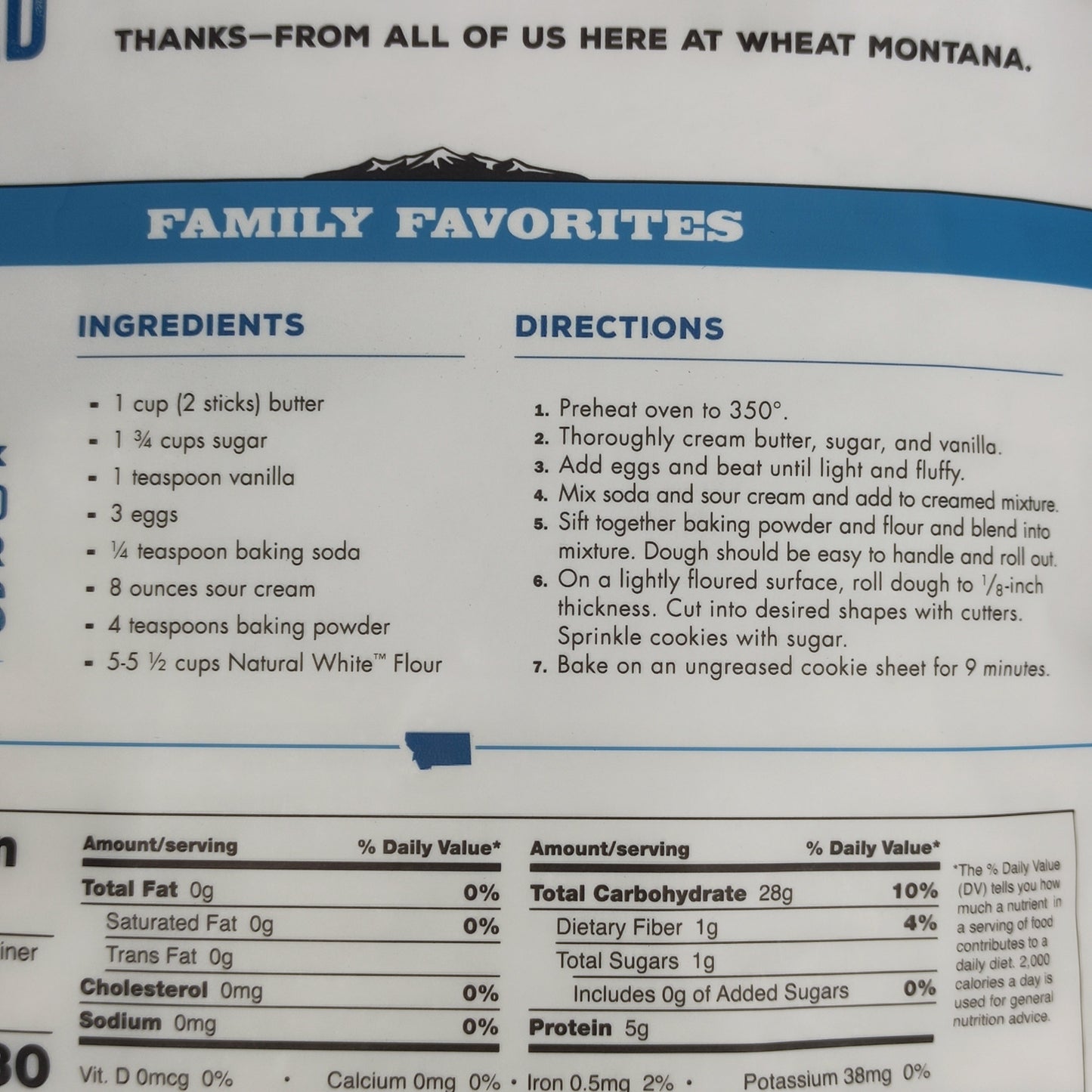 ZA@ WHEAT MONTANA BAKERY (4 PACK, 5 lbs Each) Premium All-Purpose Natural White Flour BB 04/25 I