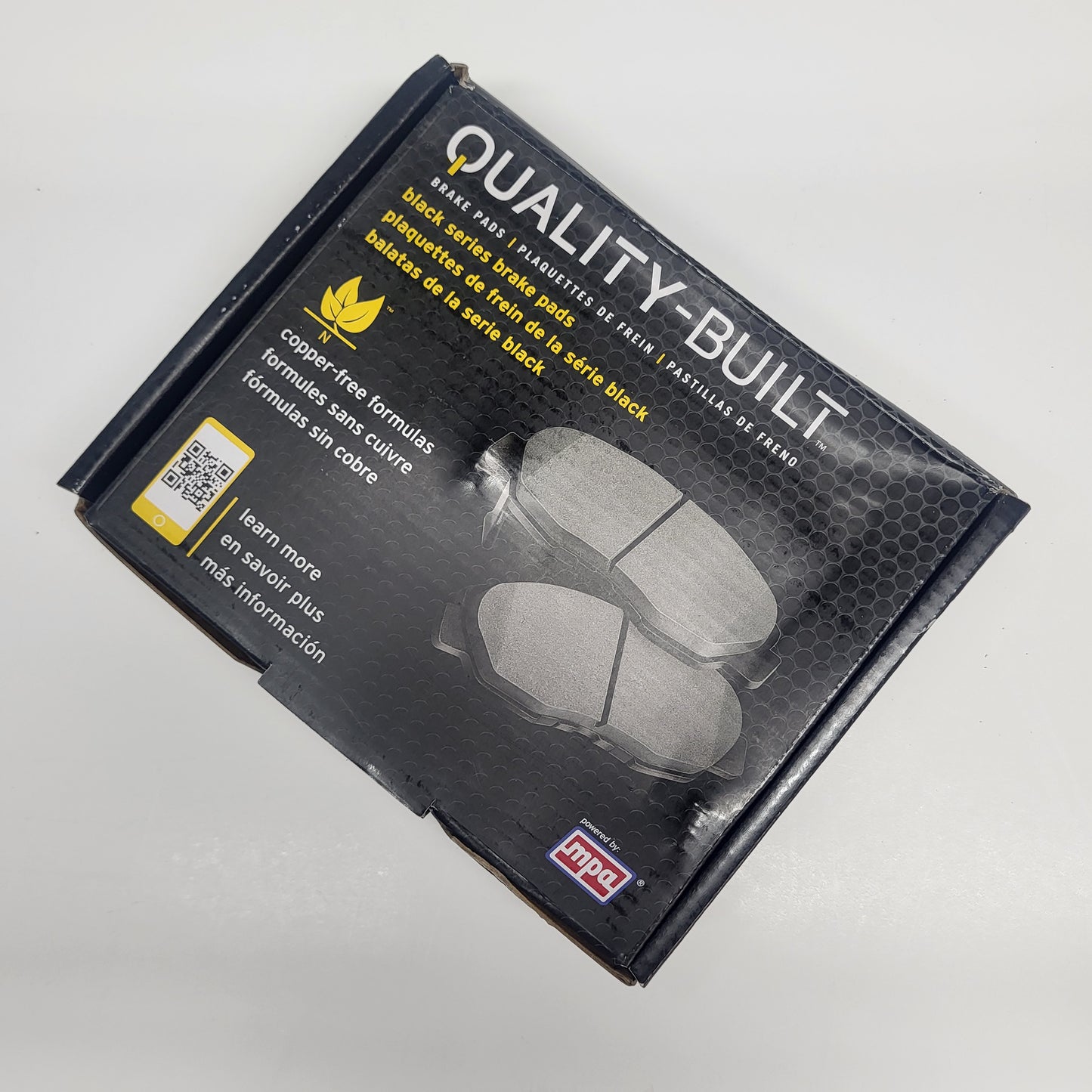QUALITY-BUILT Ceramic Disc Brake Pad Set Black Rear 1003-0537C