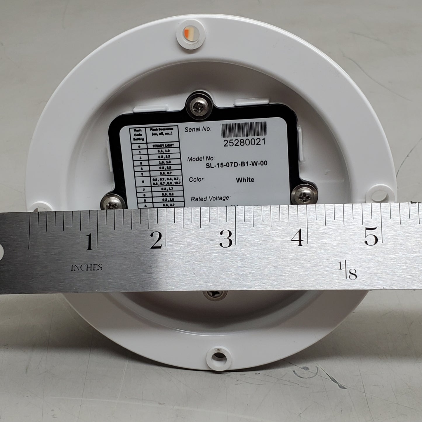 SEALITE Solar Marine Lantern 3.6v 1-2nm+ SL-15 Range 4" White SL-15-07D-B1-W-00