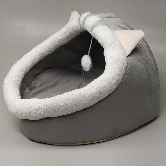 PET BED Cat Bed Semi-Enclosed Removable/Washable 12"