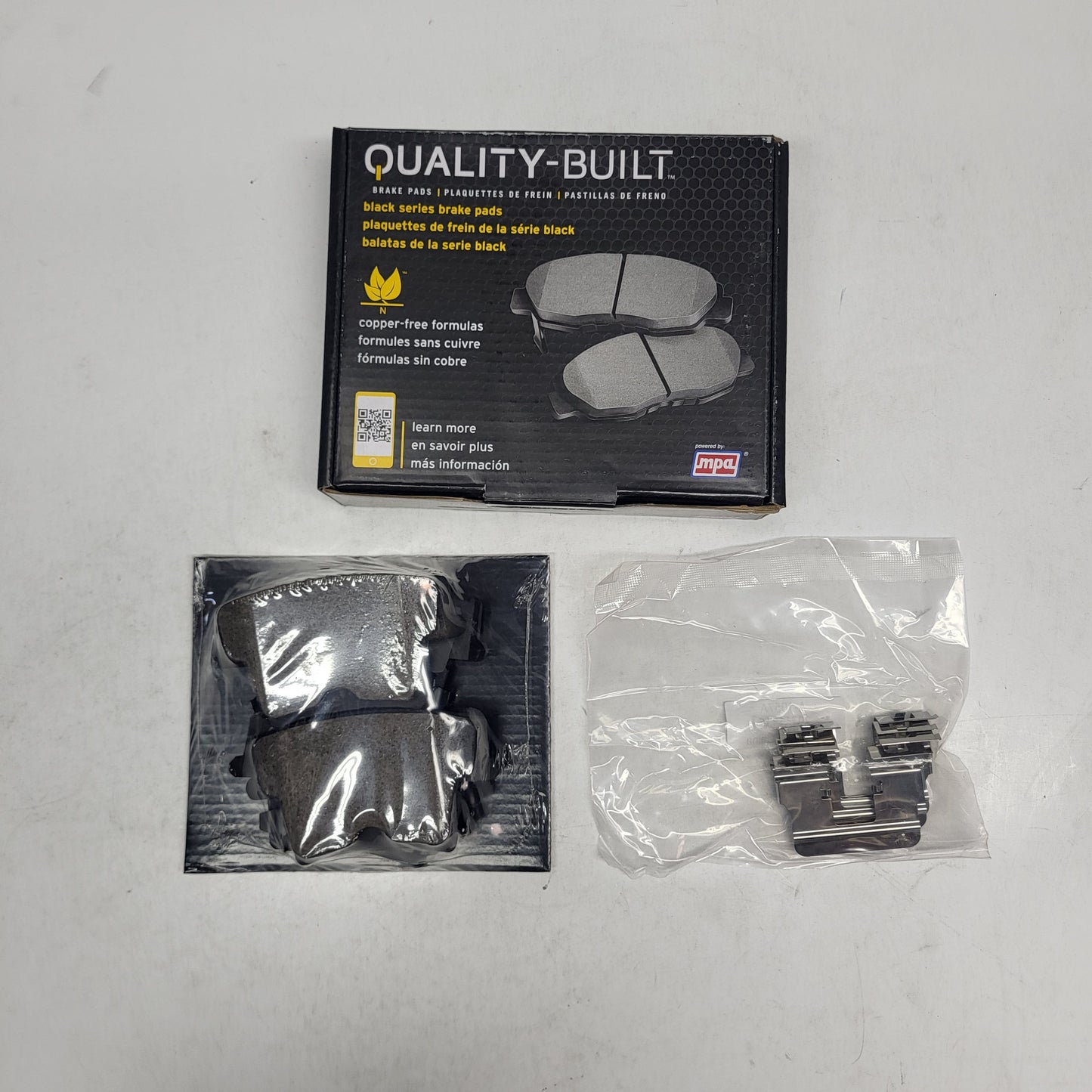QUALITY-BUILT Ceramic Disc Brake Pad Set Black Rear 1003-1057C