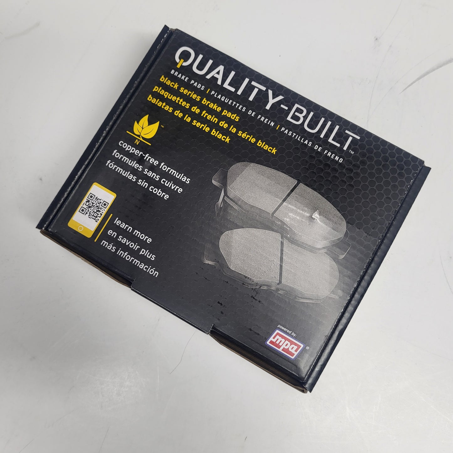 QUALITY-BUILT Semi-Metallic Disc Brake Pad Set Black Rear 1003-1341M