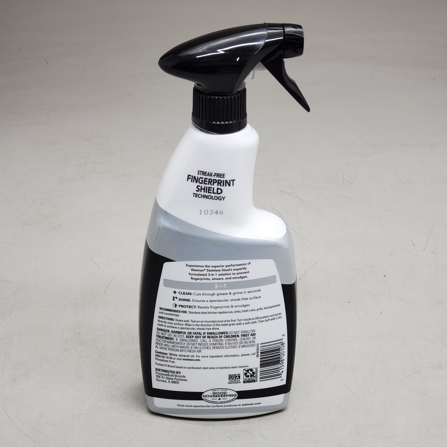 WEIMAN (2 Pack) Stainless Steel 3 in 1 Clean Shine Protect Cleaner 22 fl oz 108A-86154A-0125