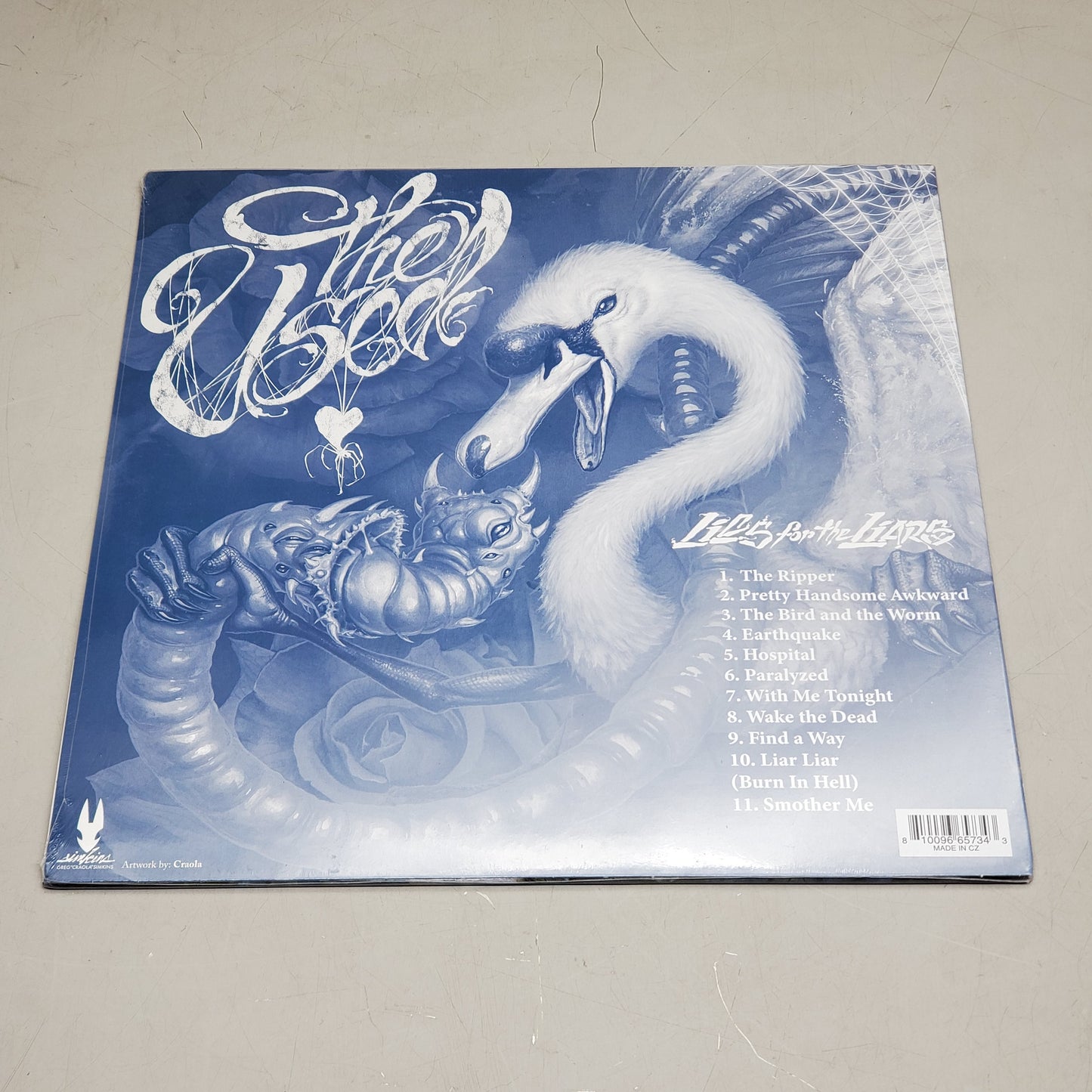 THE USED Lies for the Liars Vinyl Record Iridescent Blue Variant LIMITED AMTULFTL/B8