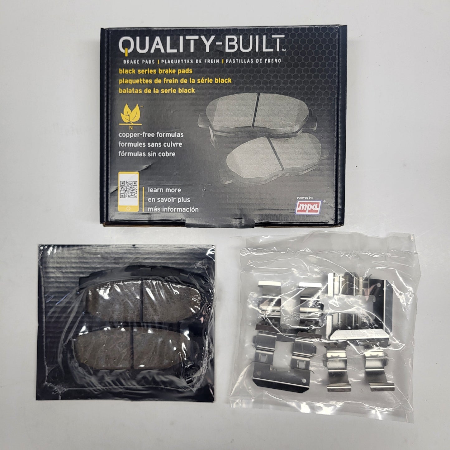 QUALITY-BUILT Ceramic Disc Brake Pad Set Black Rear 1003-1114C