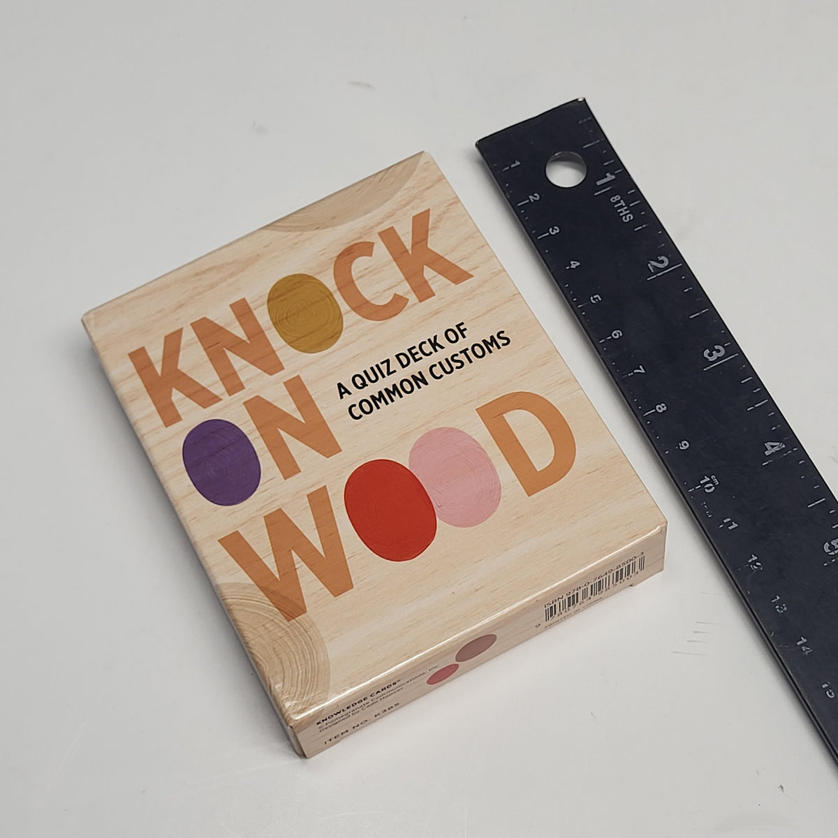 ZA@ POMEGRANATE Knock On Wood: A Quiz Deck Of Common Customs Knowledge Cards