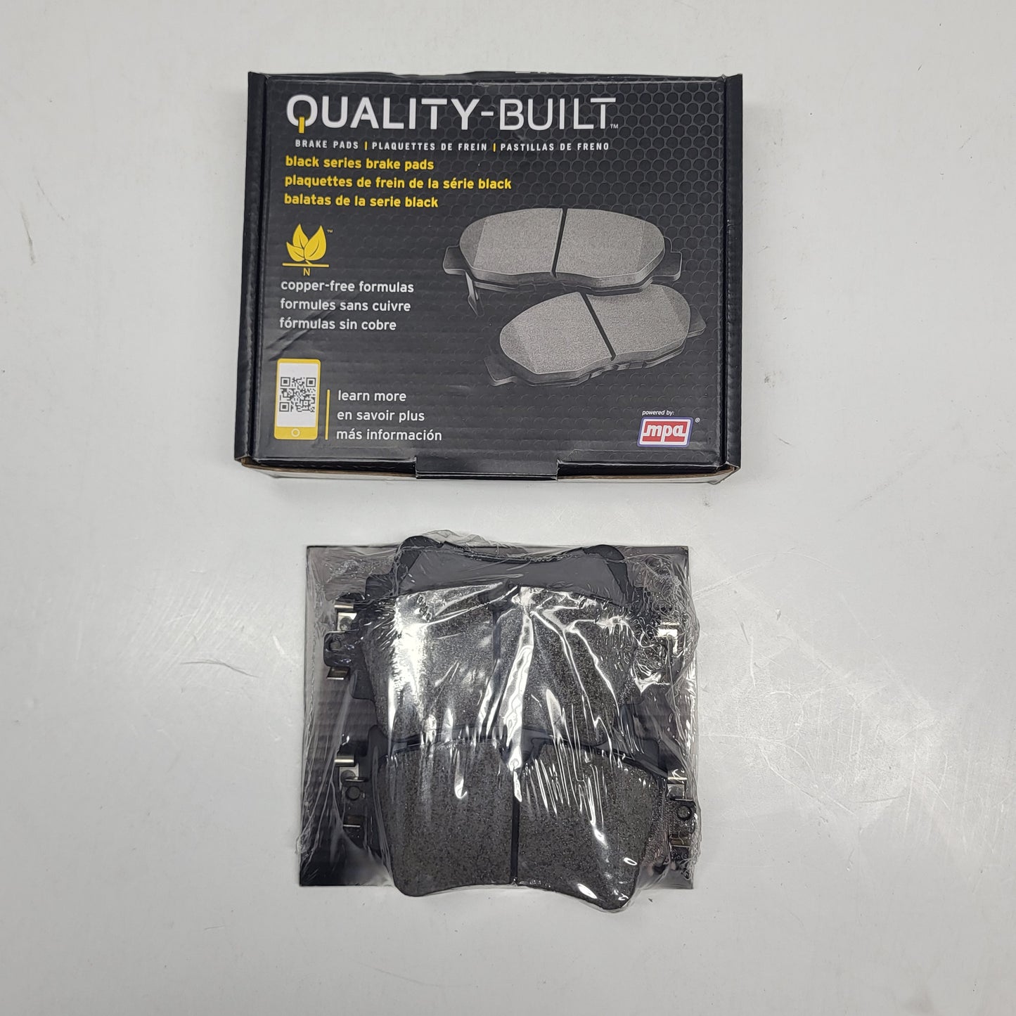 QUALITY-BUILT Ceramic Disc Brake Pad Set Rear Black 1003-1898C