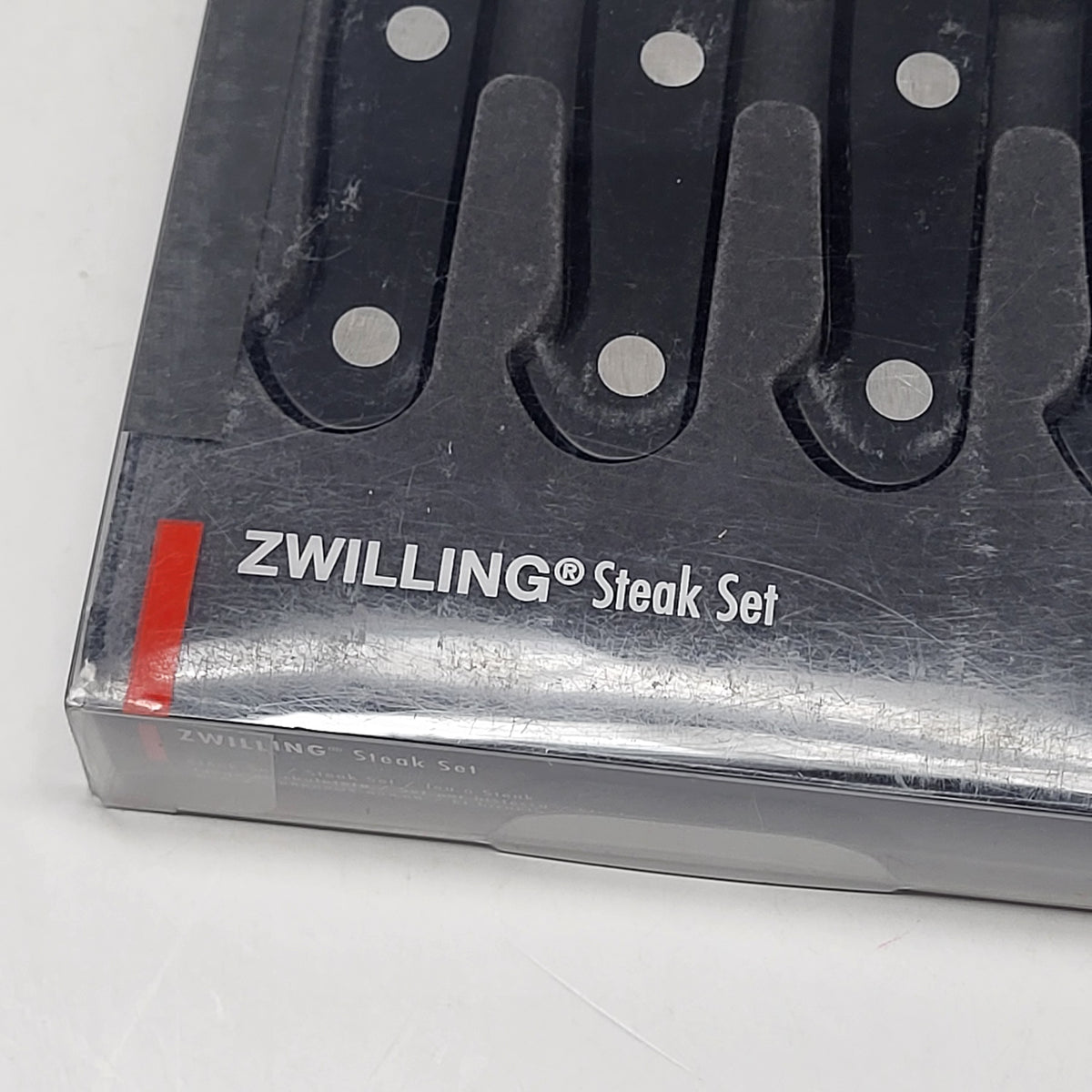 ZWILLING J.A. HENCKELS Steak Knife Set of 4 Black/Silver 38430-002 1002866