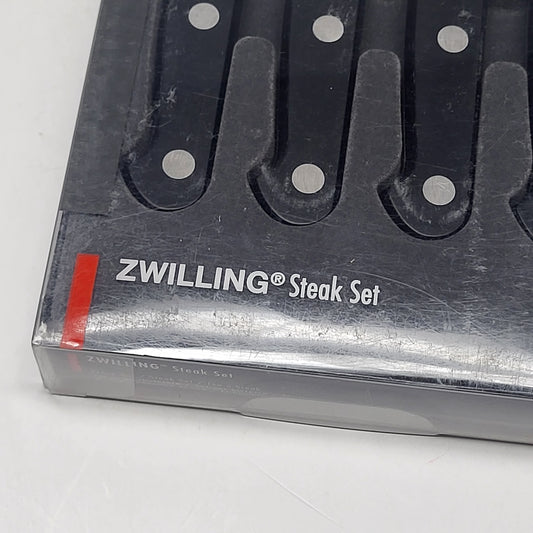 ZWILLING J.A. HENCKELS Steak Knife Set of 4 Black/Silver 38430-002 1002866