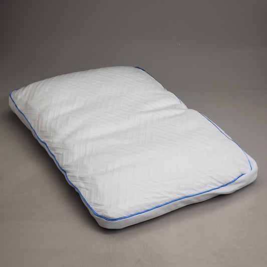 HEALTHY SLEEP Low Profile All-Seasons Reversible DualComfort Pillow Queen White 10-PILL-04/6-CLTLOPROAS