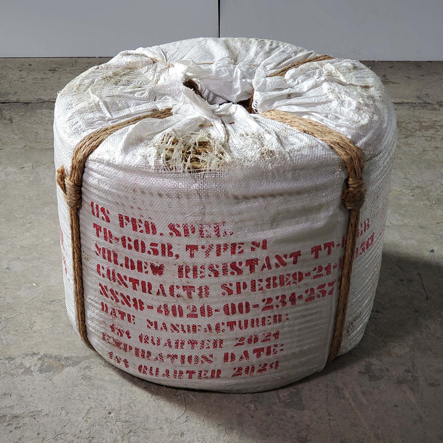 Twisted Fibrous Pure Manila Natural Fiber Rope 0.5 DIA 2700' Long SPE8E920P0695