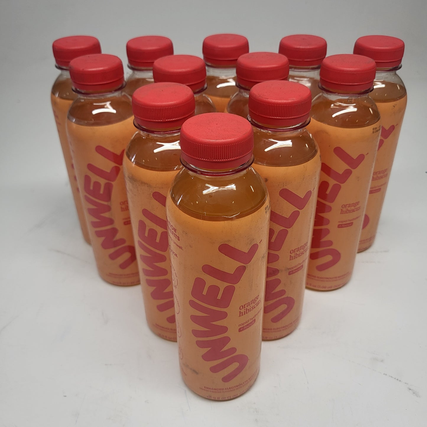 ZA@ UNWELL (12 PACK) Hydration Electrolyte Drink Orange Hibiscus 16.9oz