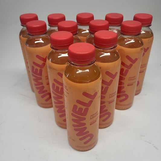 ZA@ UNWELL (12 PACK) Hydration Electrolyte Drink Orange Hibiscus 16.9oz