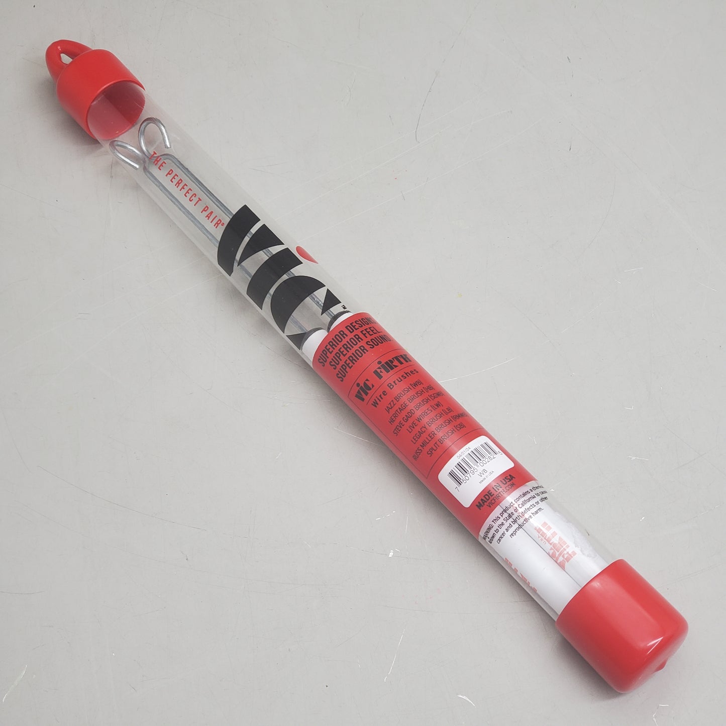 VIC FIRTH (2 Piece) Drum & Percussion Wire Brushes White