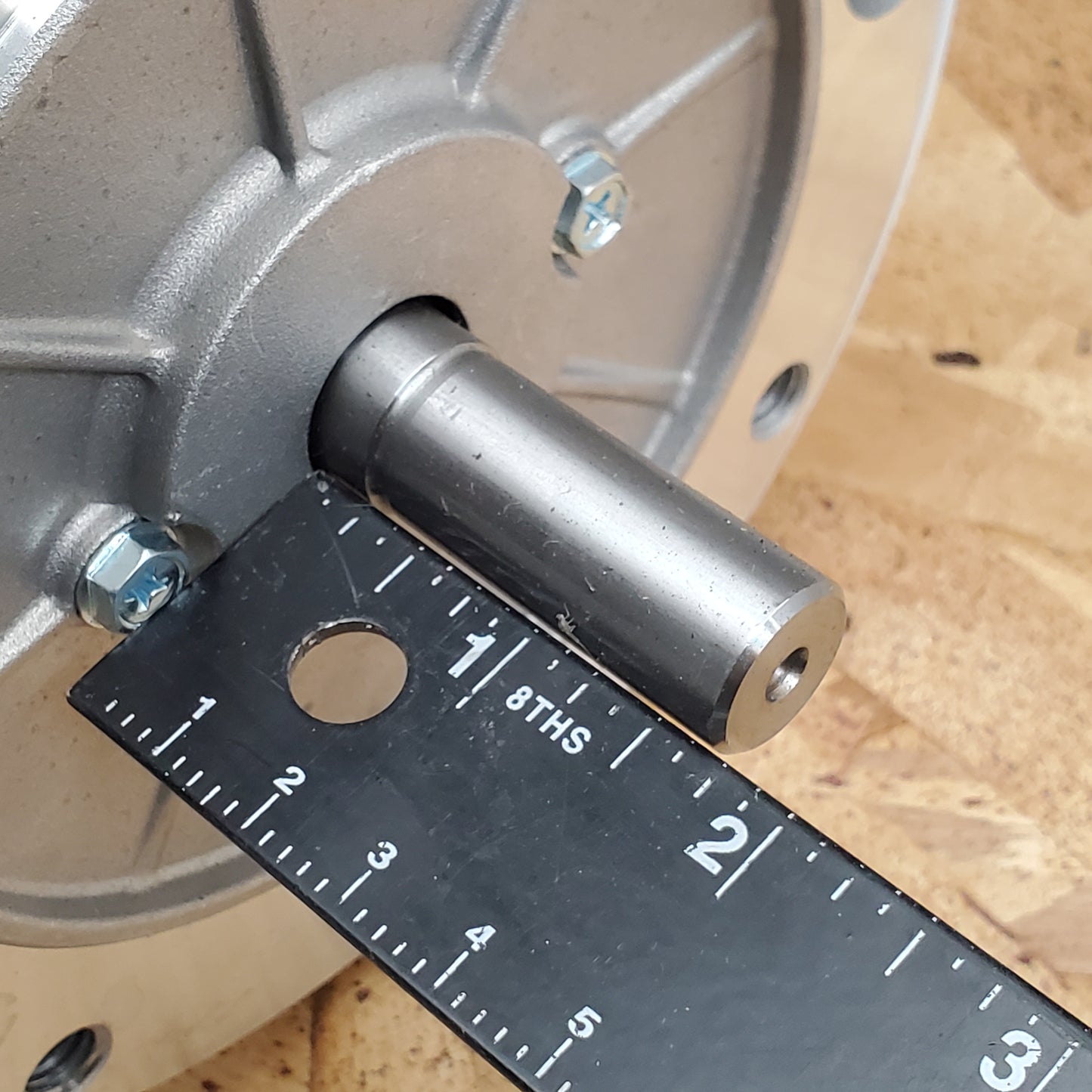 LEESON 3 Phase Continuous Motor 60/50 Hz 5/8" Shaft 2HP White C6T34FK141A