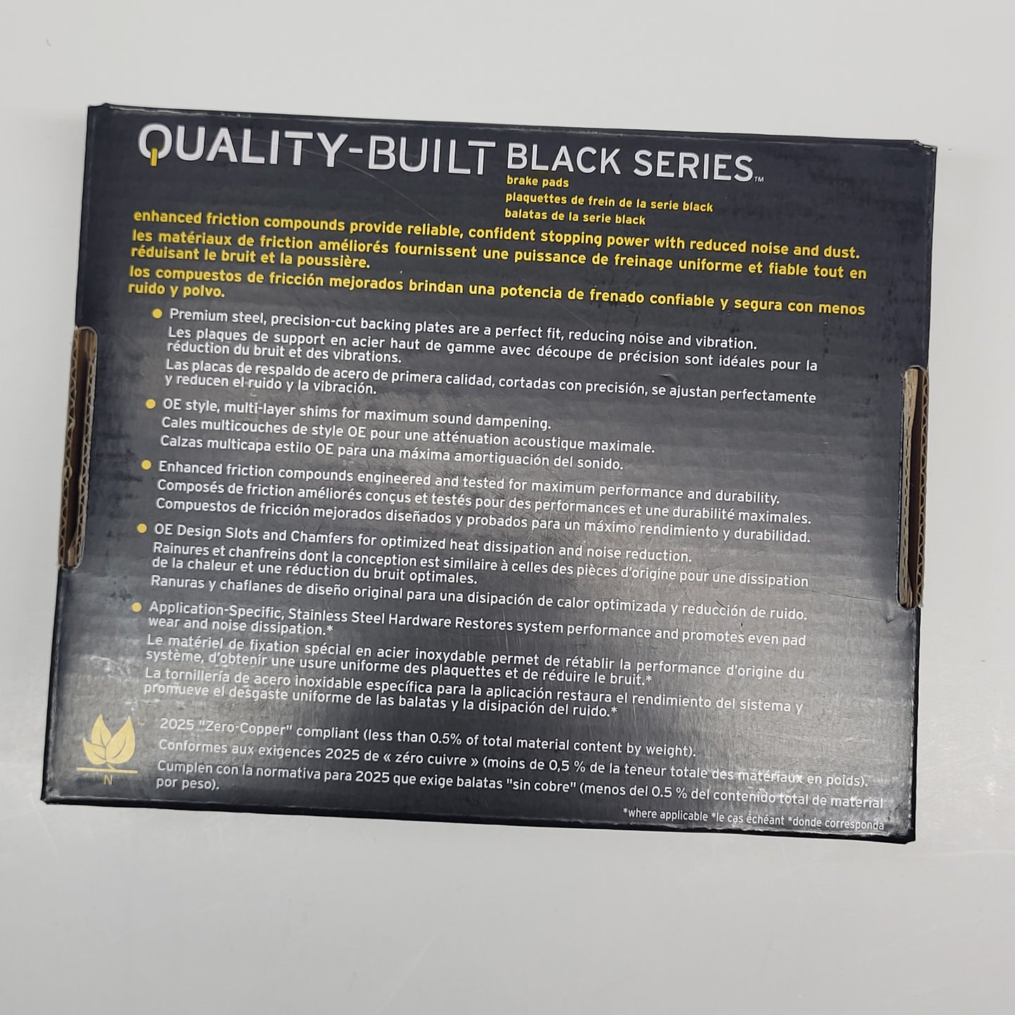 QUALITY-BUILT Ceramic Disc Brake Pad Set Black Rear 1003-1336C