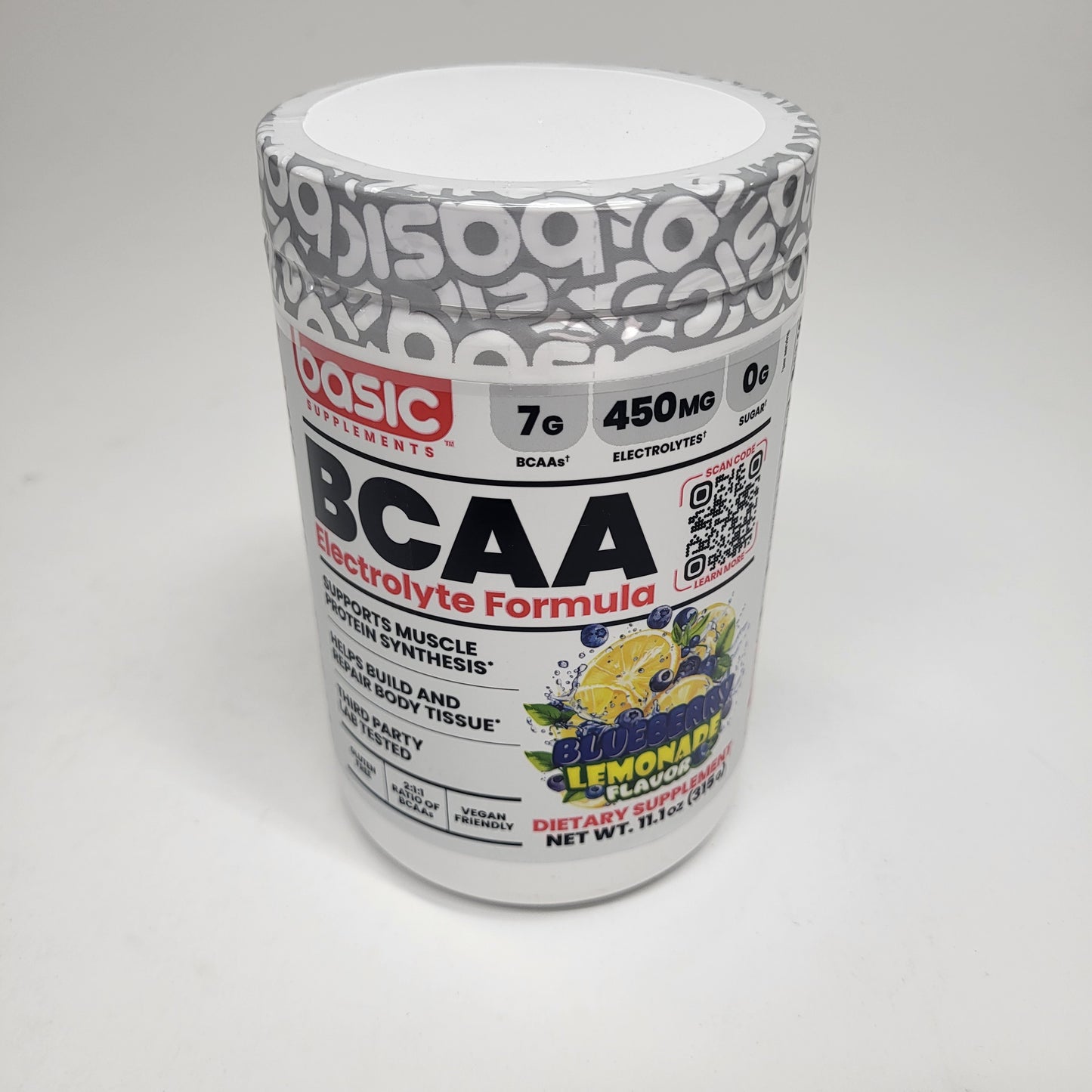 BASIC Creatine Monohydrate Increase Muscle Blueberry Lemonade 11.1oz BB 02/27