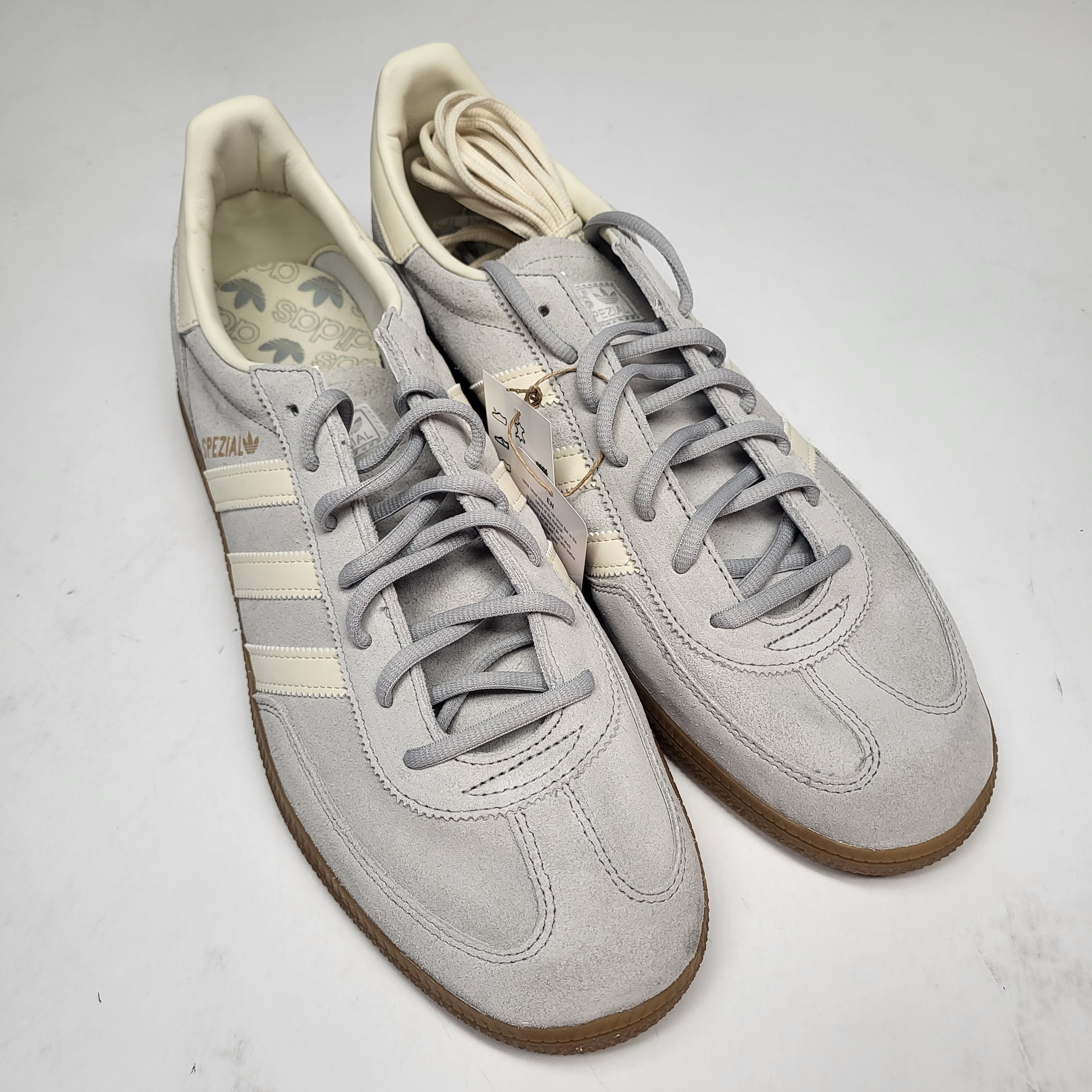 ADIDAS Handball Speziel Originals Sz 13.5 Grey Two/ Cream White
