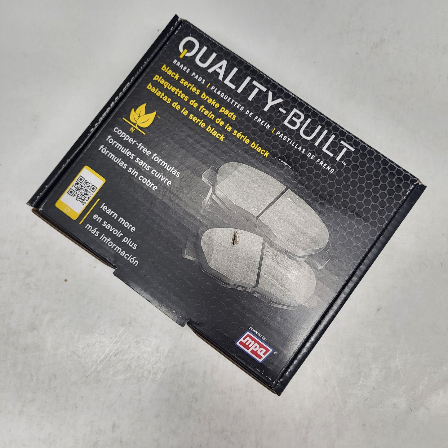 QUALITY-BUILT Ceramic Disc Brake Pad Set Black Front 1003-0866C