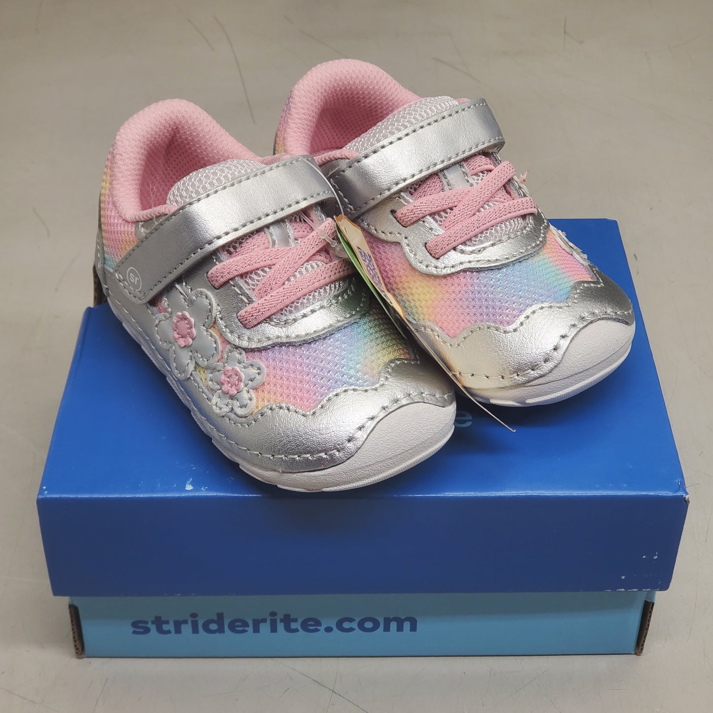 STRIDE RITE SM Rosa Shoes Toddler SZ 5.5M Rainbow BG041101