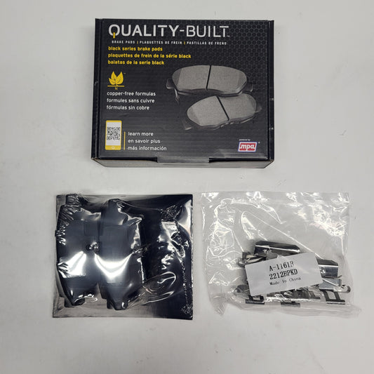 QUALITY-BUILT Ceramic Disc Brake Pad Set Black Rear 1003-1161C