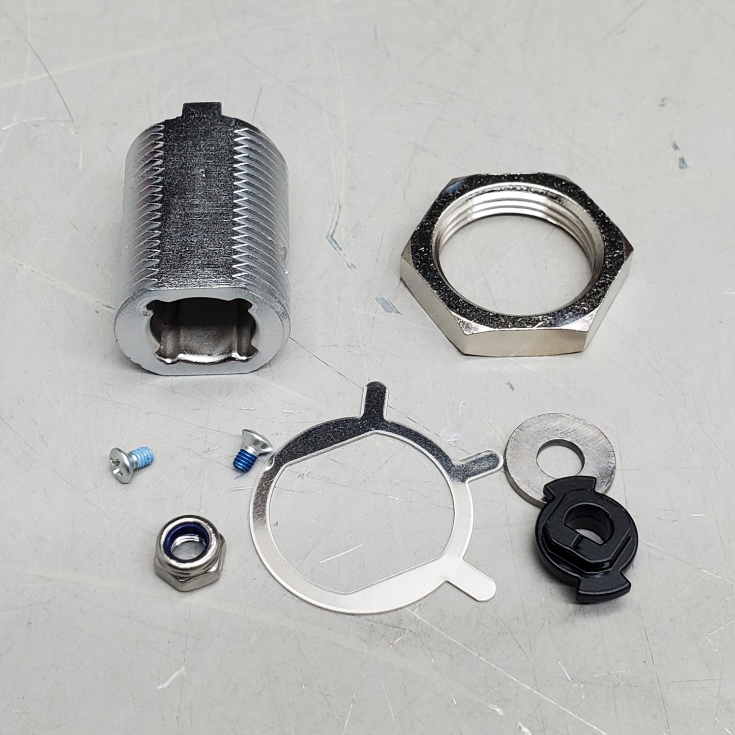 INVUE Cam Lock ( Live) Kit 22mm Dia. 18.5mm Flat Width Grey LL321E19