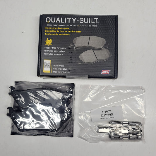 QUALITY-BUILT Ceramic Disc Brake Pad Set Black Rear 1003-1602C