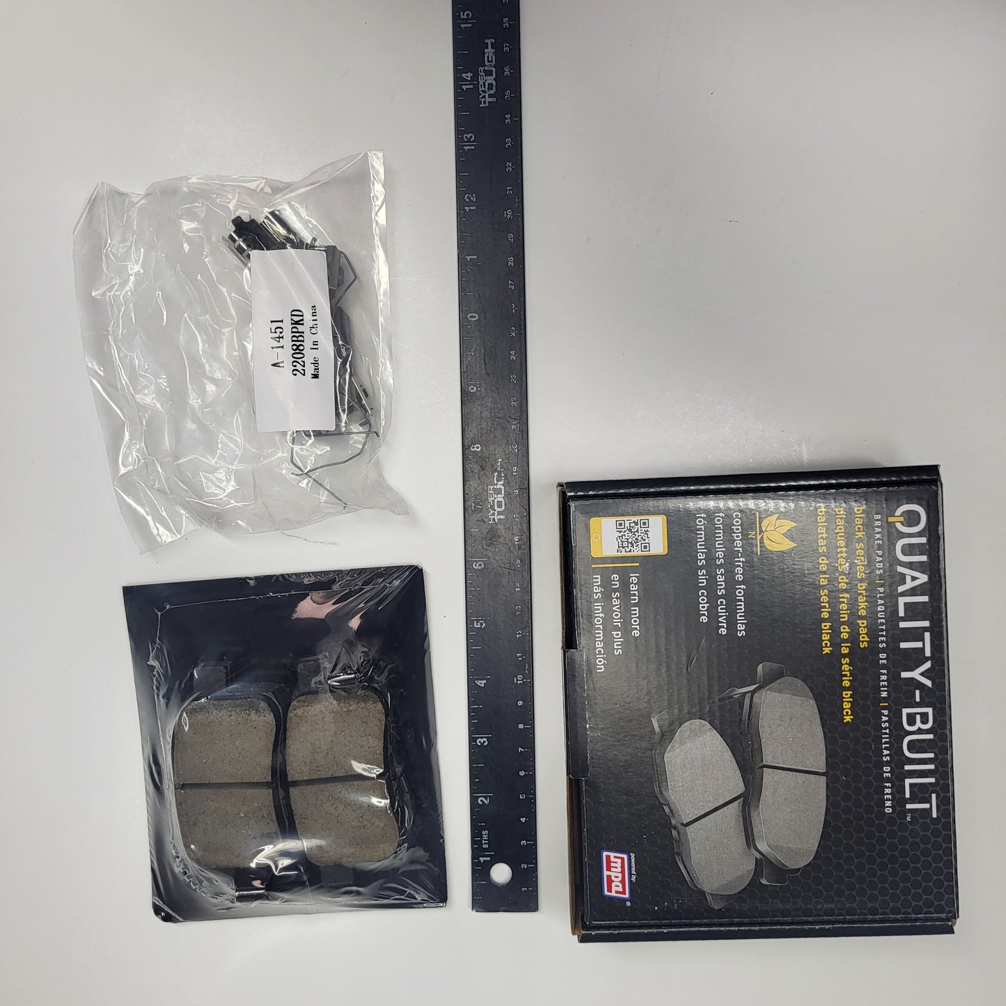 QUALITY-BUILT Ceramic Disc Brake Pad Set Black Rear 1003-1451C