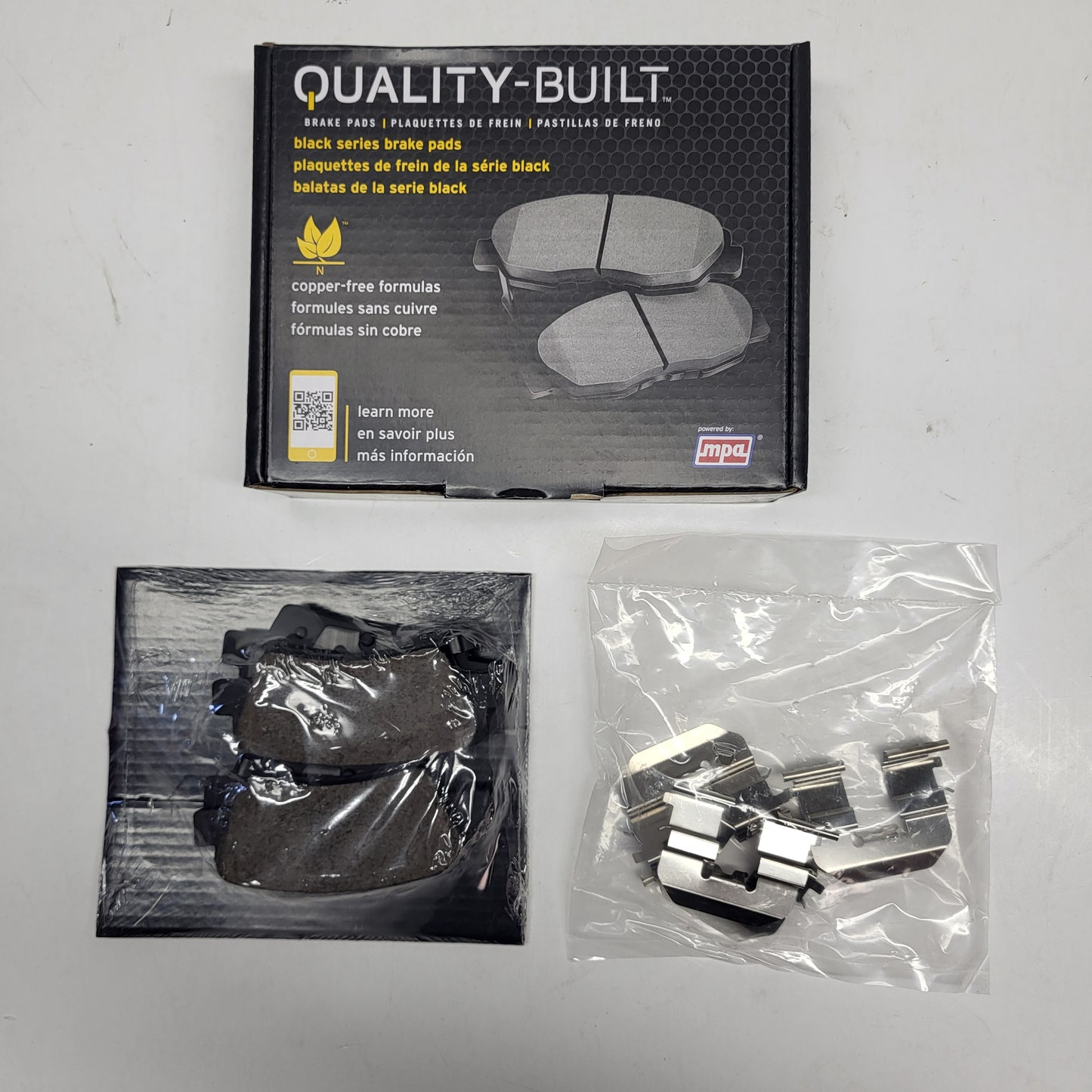 QUALITY-BUILT Ceramic Disc Brake Pad Set Rear Black 1003-1544C