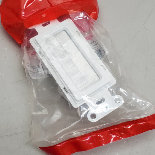 LEGRAND (5 Pack) Cable Access Strap Wall Plate White WP1014-WH
